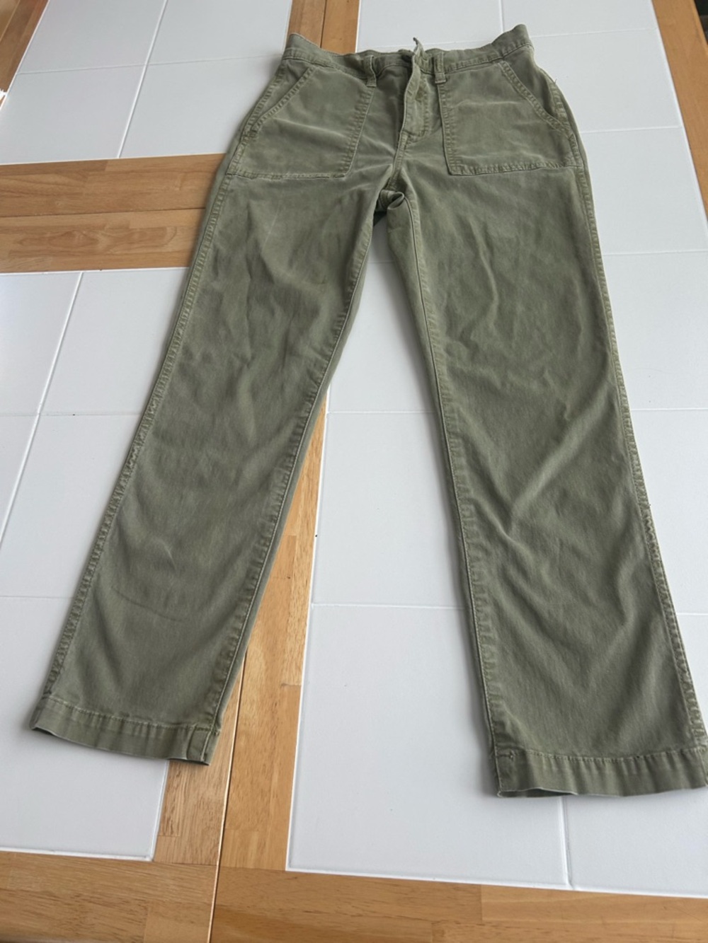 Madewell Lightweight Olive Utility Pants Size 26 casual